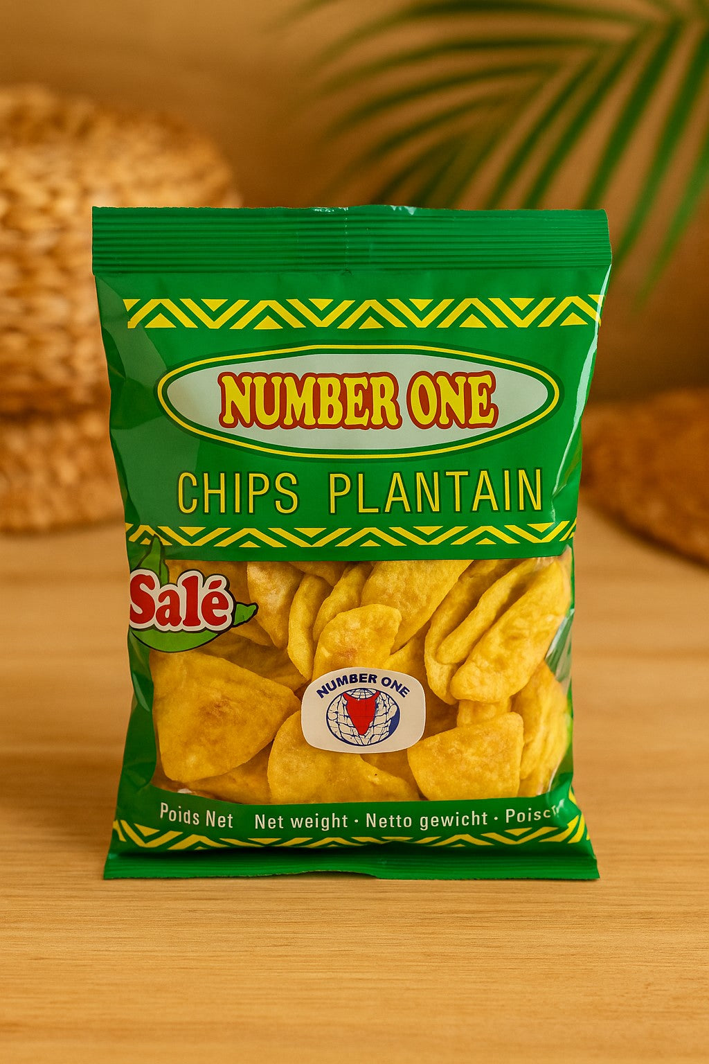 Chips de plantain salé Number One