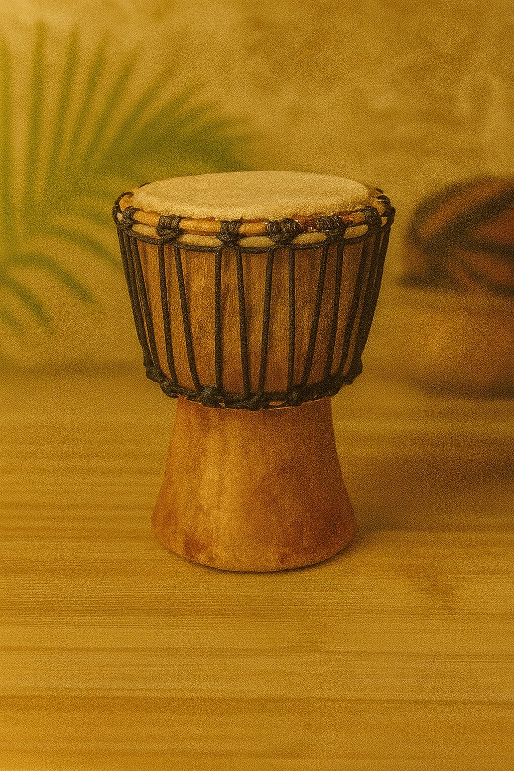 Tam-tam (djembe) haut 22 cm – diamètre 17 cm