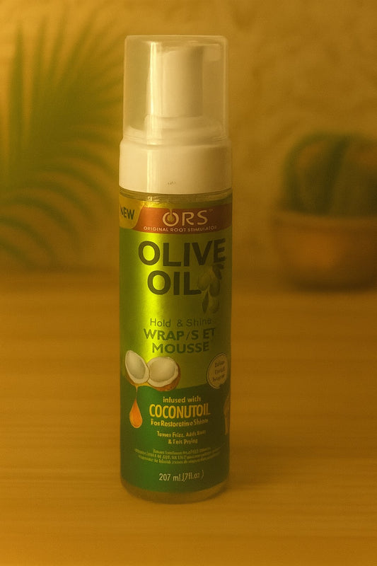 Mousse à cheveux à l’olive