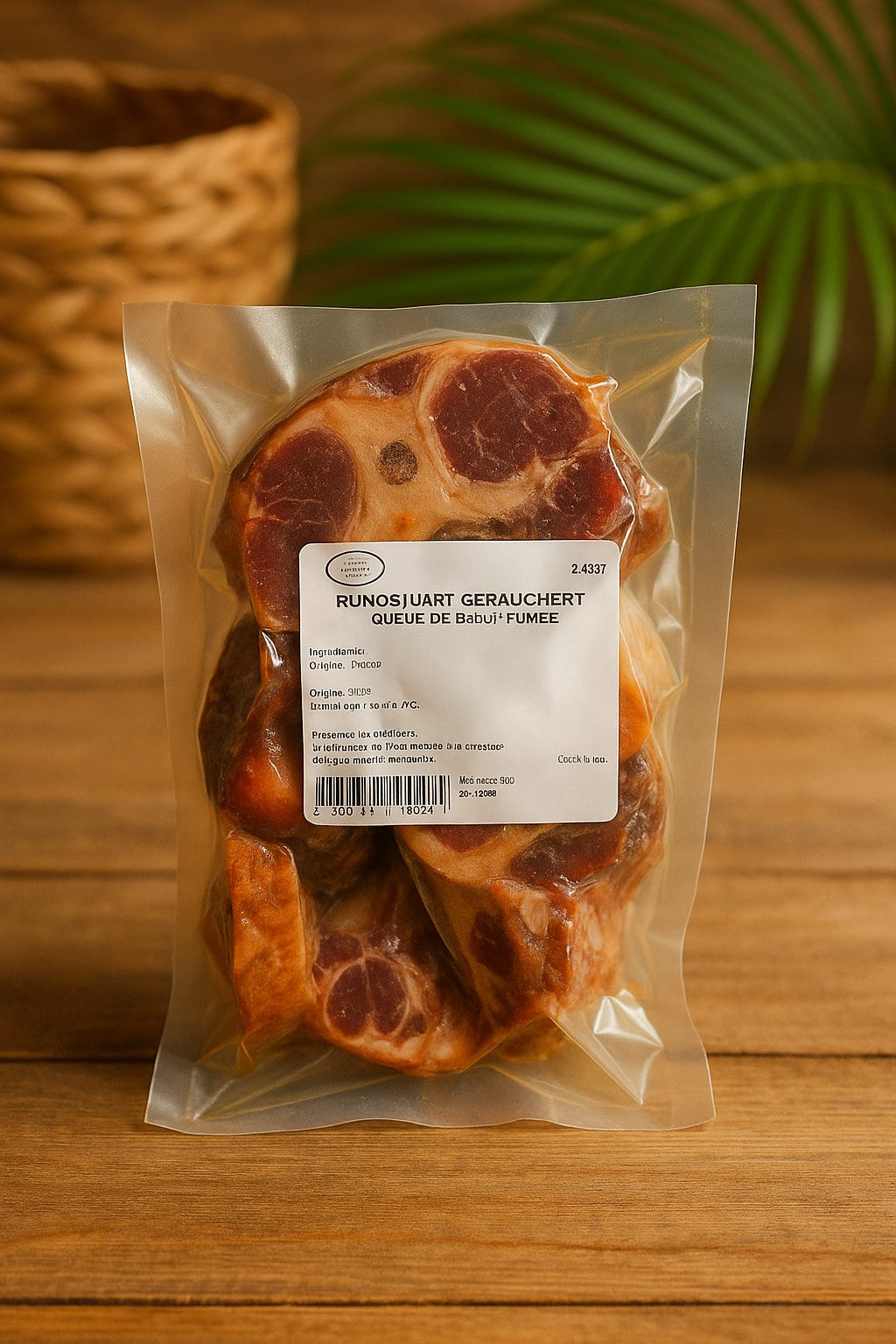 Queue de bœuf fumée 1 kg